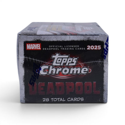 2025 Topps Chrome Marvel Deadpool Trading Cards Sealed Value Box
