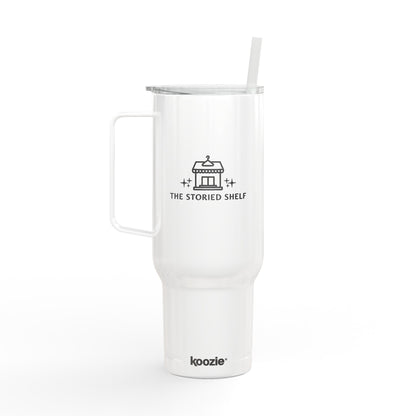 The Storied Shelf 40oz Insulated Tumbler Travel Mug with Lid