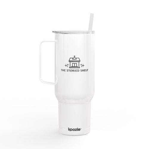 The Storied Shelf 40oz Insulated Tumbler Travel Mug with Lid