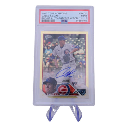 2023 Topps Chrome Caleb Kilian Rookie Auto Superfractor 1/1 PSA 9