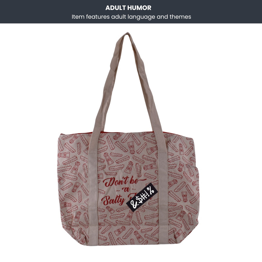 Don’t Be a Salty B* Canvas Tote Bag