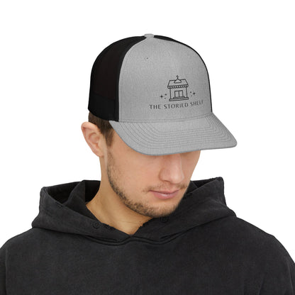 The Storied Shelf Snapback Trucker Cap