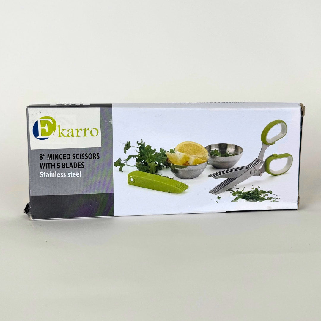 8" Herb Scissors with 5 Stainless Steel Blades