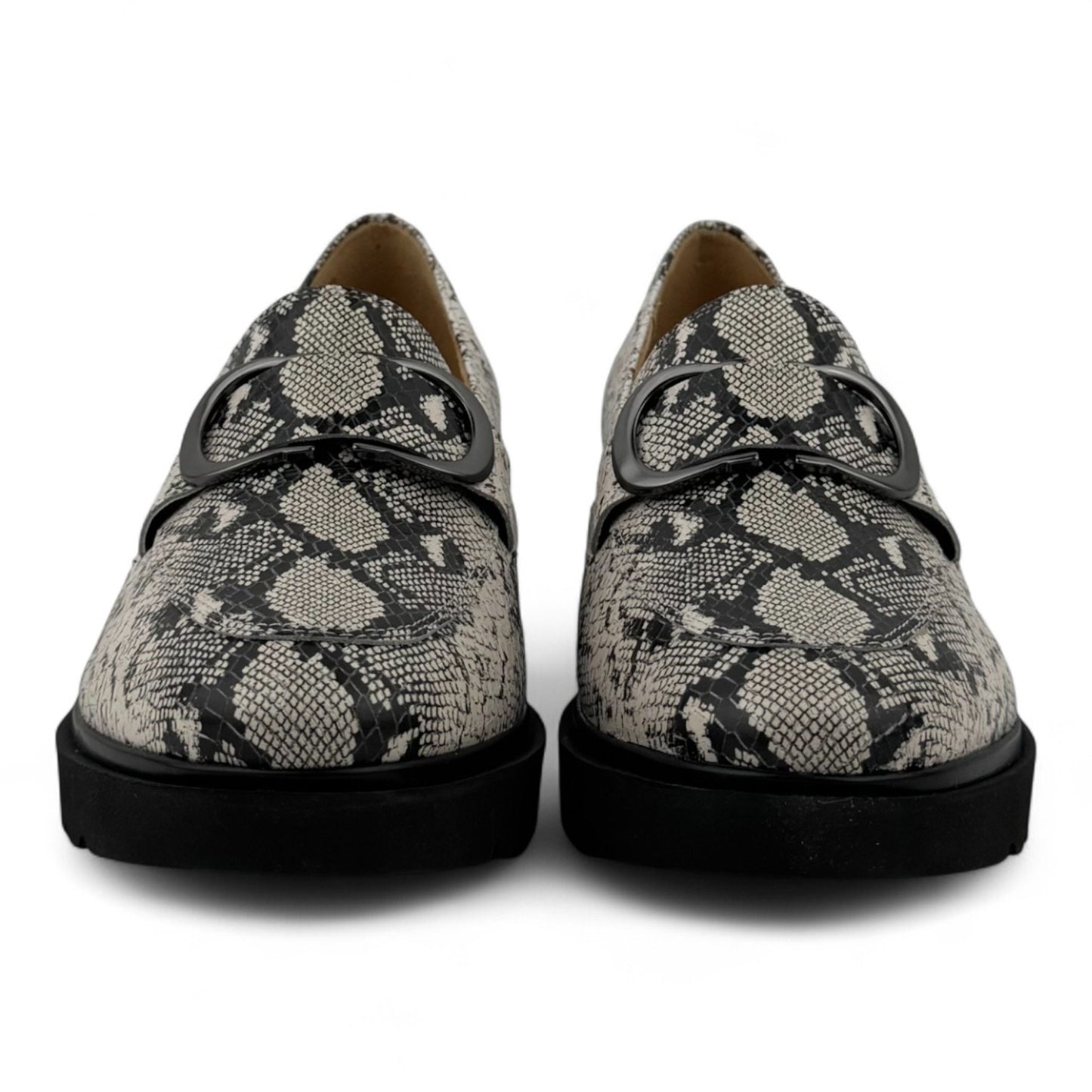 Naturalizer Somerset Loafers – Alabaster Snake Print