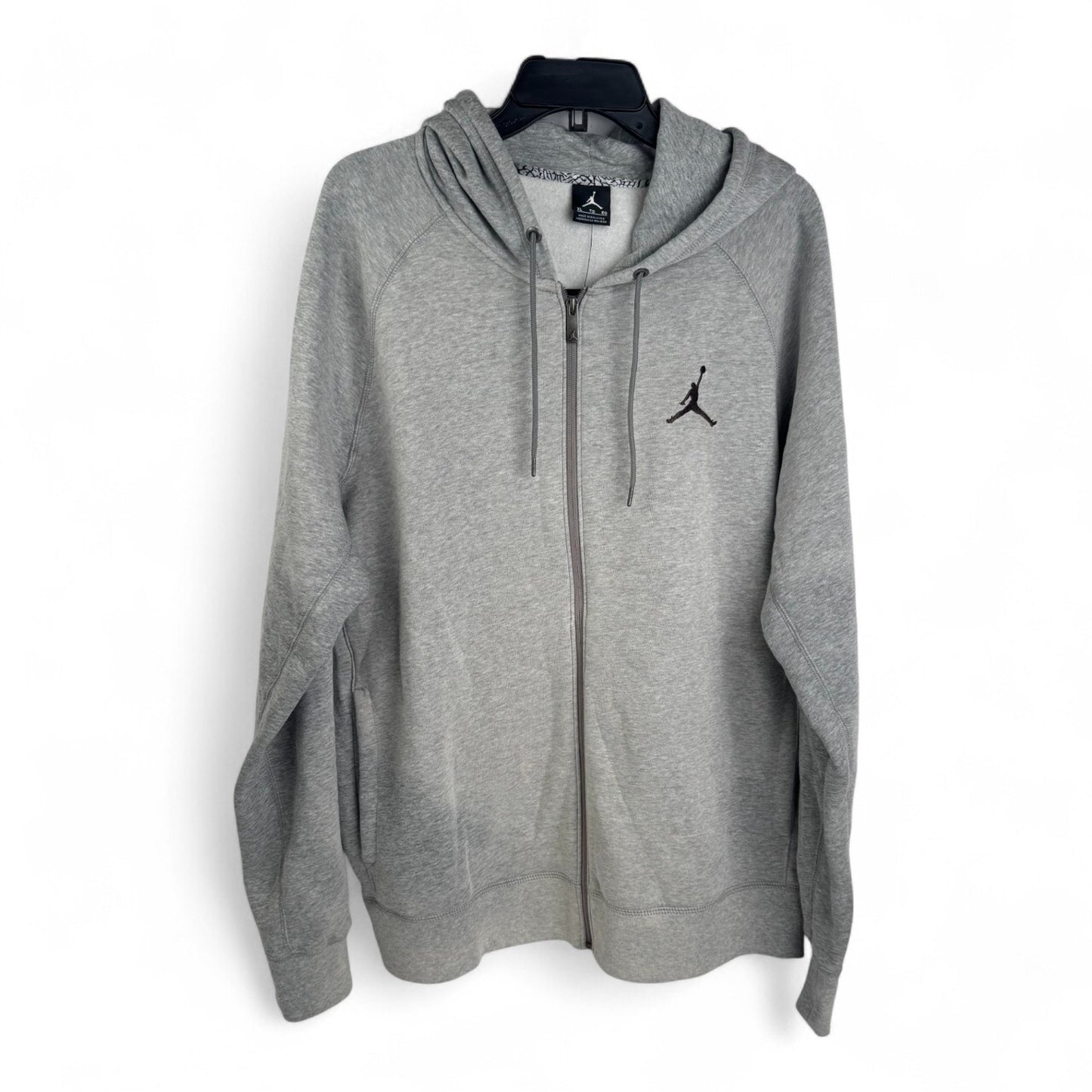 Jordan Full-Zip Hoodie – Heather Gray (Men’s XL)