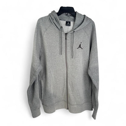 Jordan Full-Zip Hoodie – Heather Gray (Men’s XL)