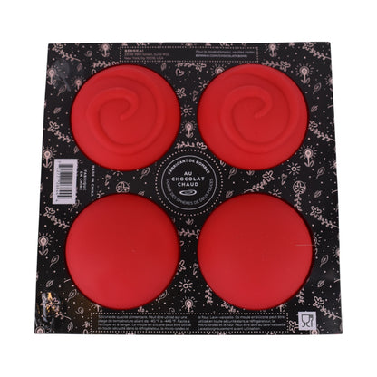 Hot Cocoa Bomb Silicone Mold – 4 Cavity Sphere Mold