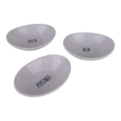 “You’ve Been Poisoned” Mini Dipping Bowl Set