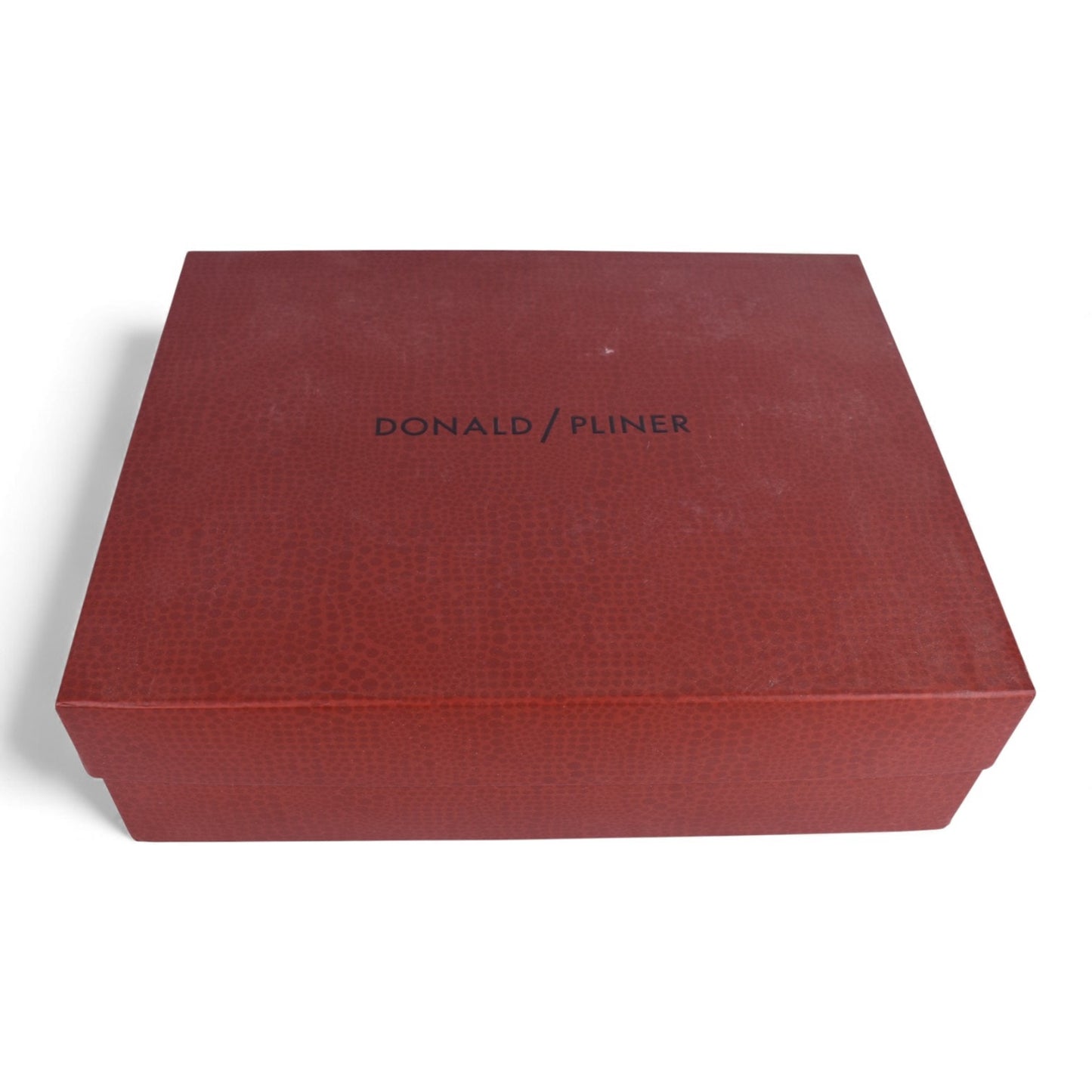 Donald J Pliner Dark Brown Snake-Embossed Block Heel Boots