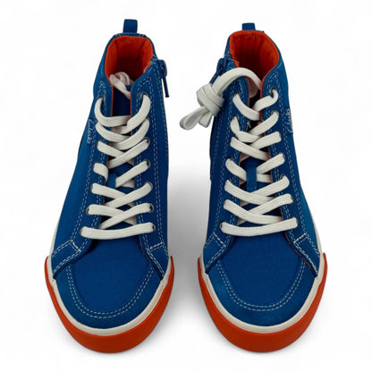 Clarks Club Pop JNR Sneakers – Blue & Orange