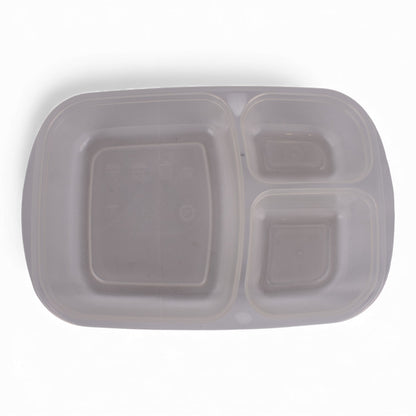 3-Compartment Bento Lunch Box – Set of 6 BPA-Free Containers / Lids & Utensils