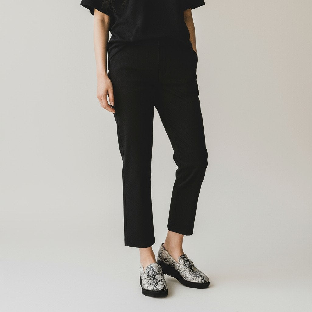 Naturalizer Somerset Loafers – Alabaster Snake Print