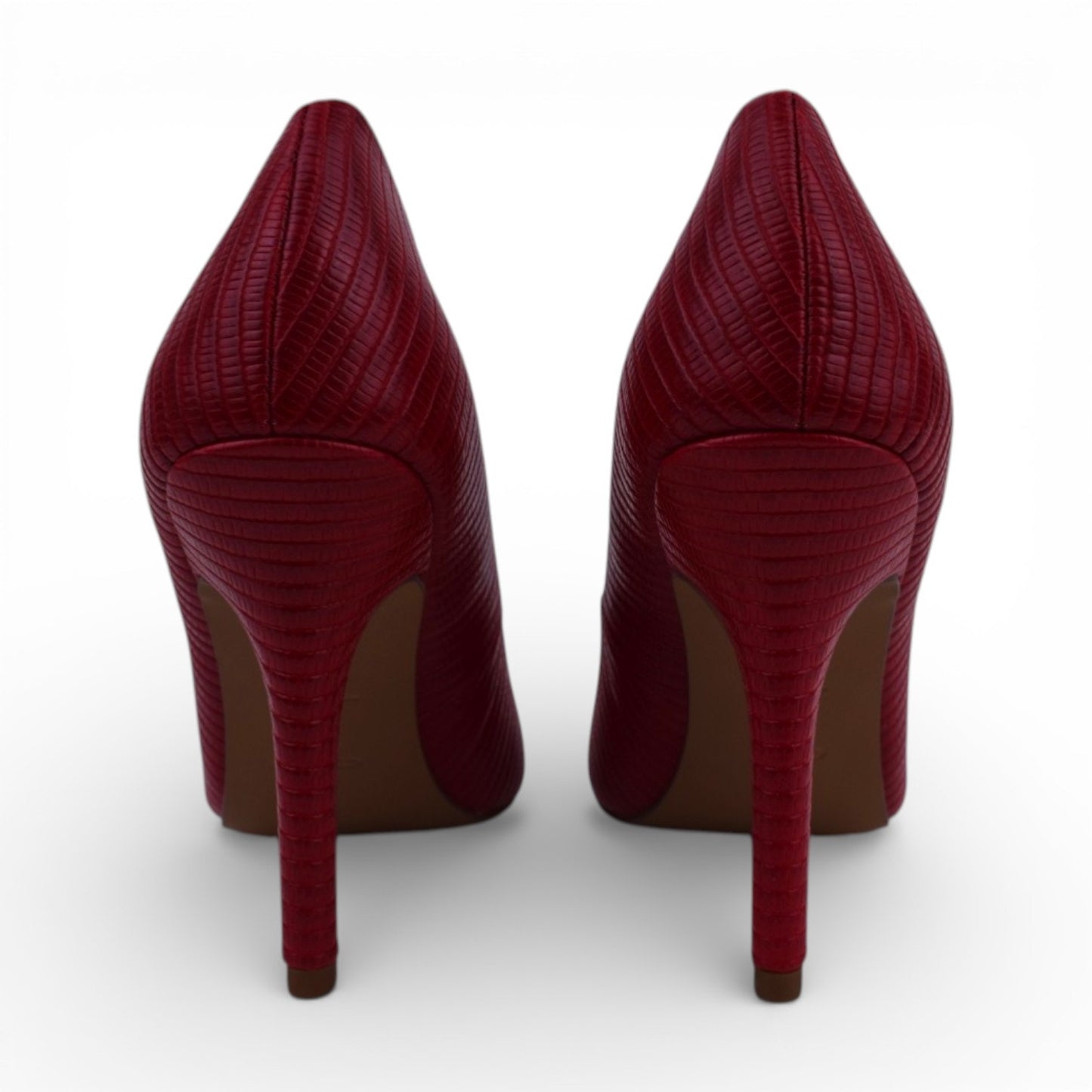 Charles by Charles David Maxx Red Lizard Print Pointed Toe Stiletto Pump | Size 7