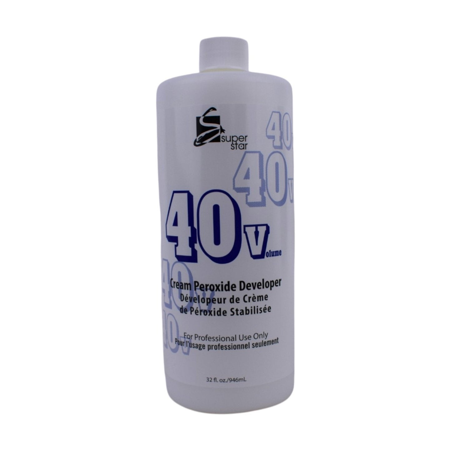 Super Star 40 Volume Cream Developer 32 oz (2 Pack) Hair Peroxide Oxidant