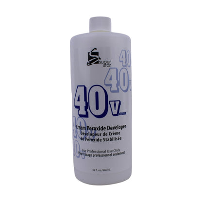 Super Star 40 Volume Cream Developer 32 oz (2 Pack) Hair Peroxide Oxidant