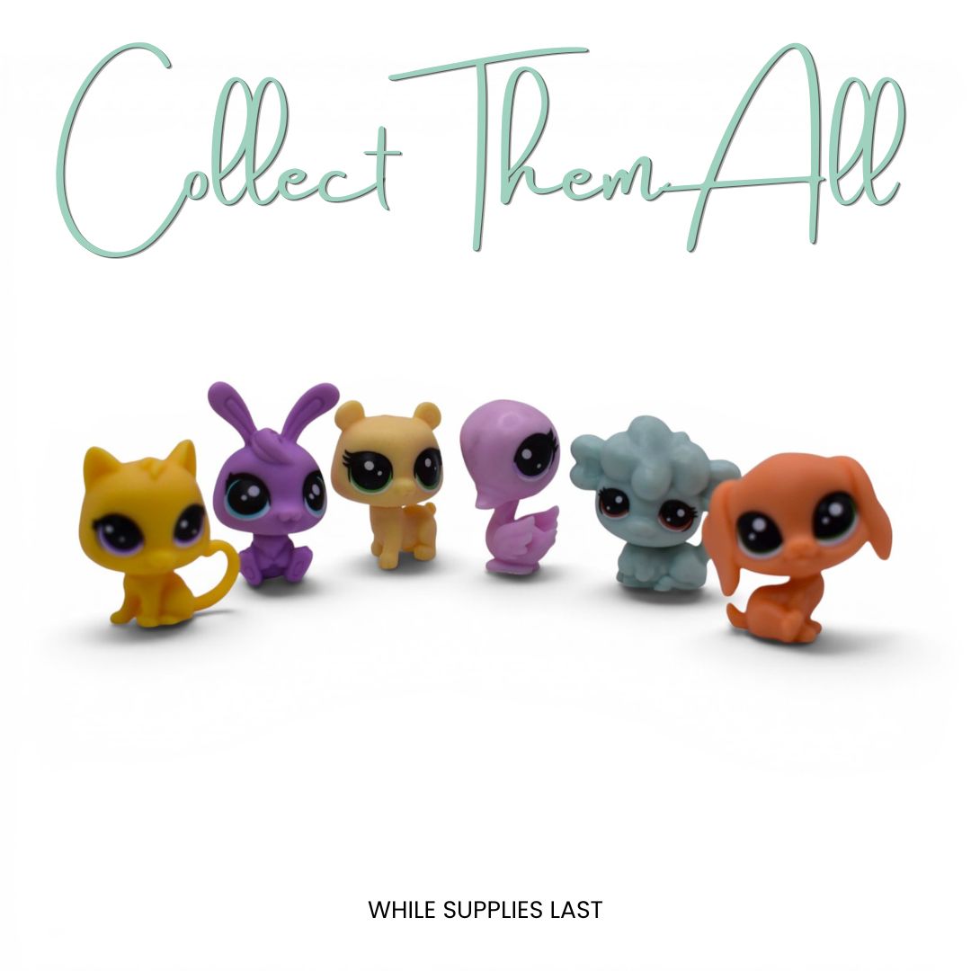 Littlest Pet Shop - Green Poodle Micro Figure