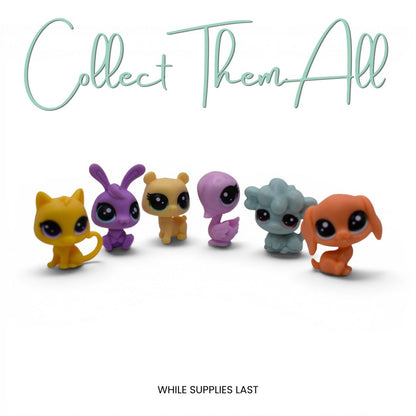 Littlest Pet Shop - Green Poodle Micro Figure