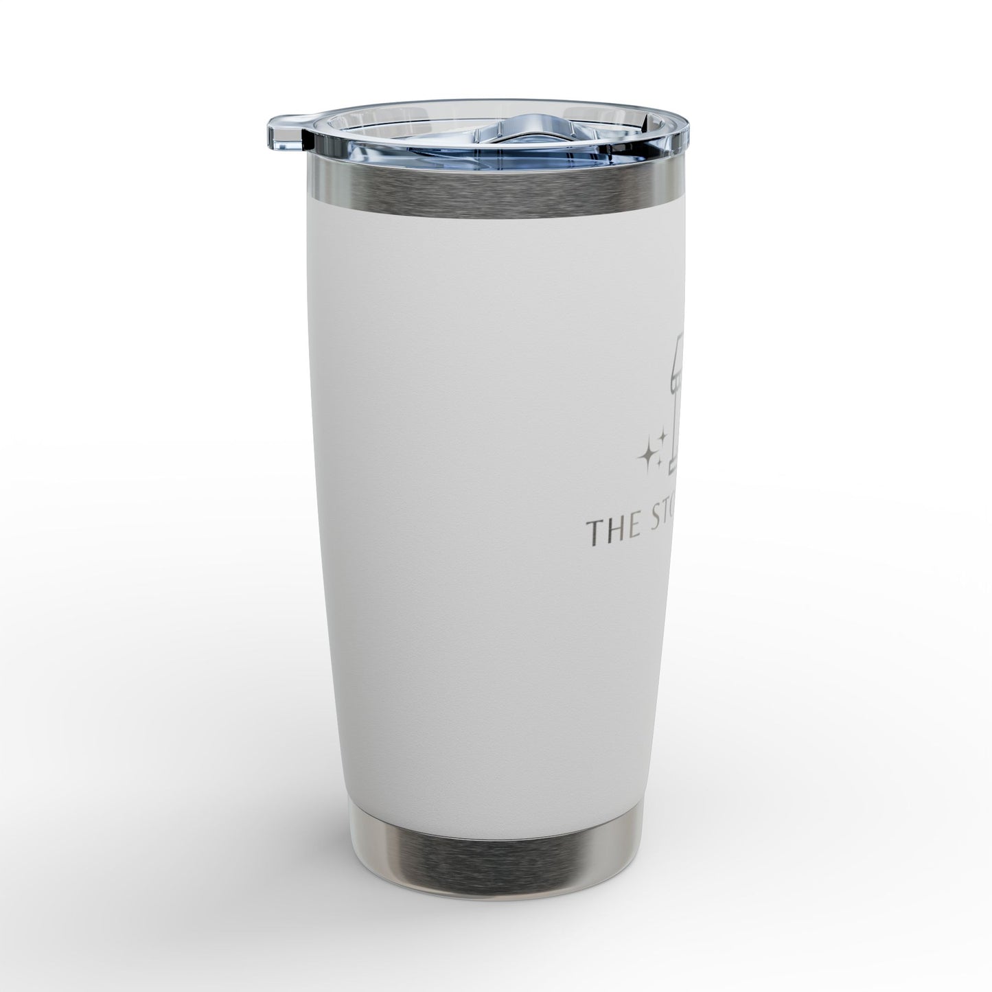 The Storied Shelf Engraved 20oz Stainless Travel Cup