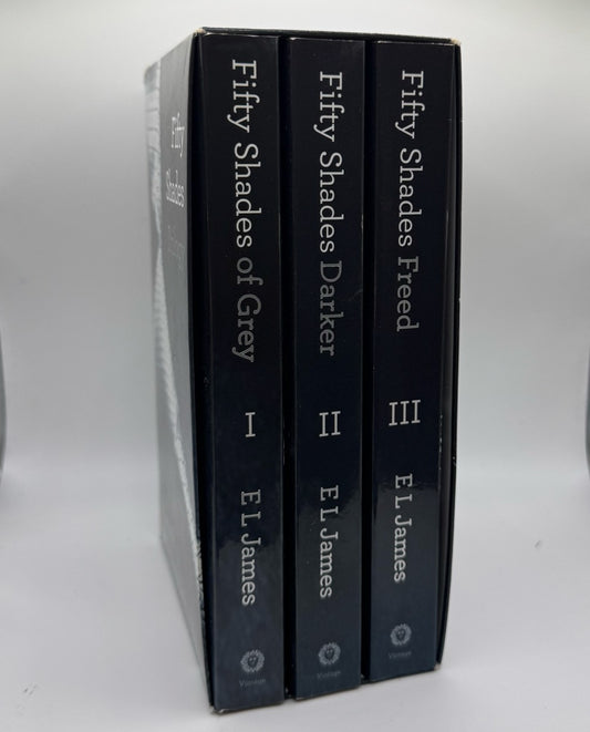 Fifty Shades Trilogy by E L James (All 3 Books, Paperback Set)