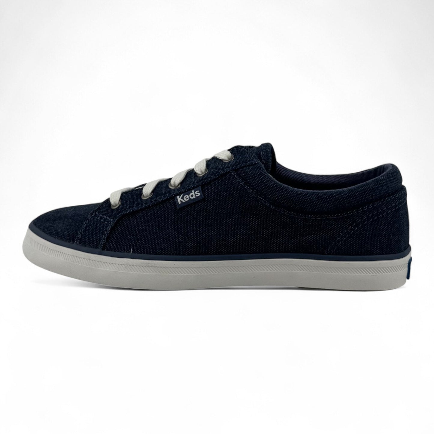 Keds Maven Brush Woven Sneakers – Navy Blue