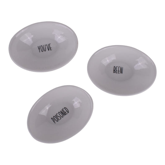 “You’ve Been Poisoned” Mini Dipping Bowl Set