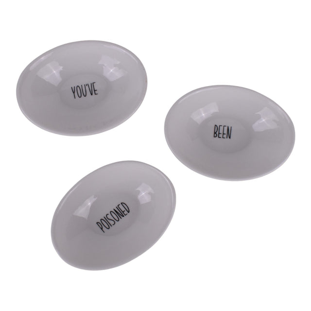 “You’ve Been Poisoned” Mini Dipping Bowl Set