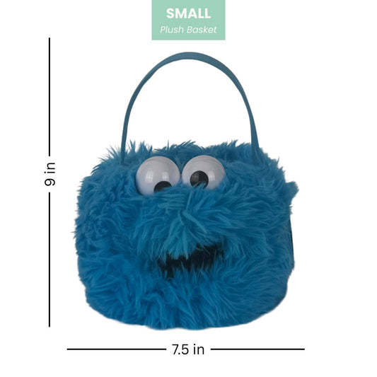 Sesame Street – Elmo & Cookie Monster Plush Baskets (Small, Set of 2)