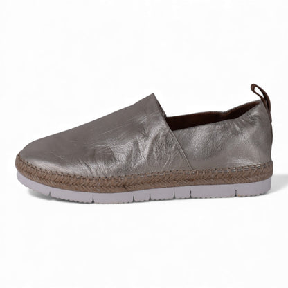 Gentle Souls by Kenneth Cole Metallic Leather Sporty Slip-On Sneakers – Women’s 7.5