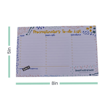 Procrastinator’s To-Do List Pad