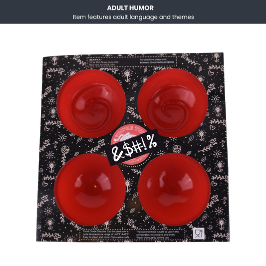 Hot Cocoa Bomb Silicone Mold – 4 Cavity Sphere Mold