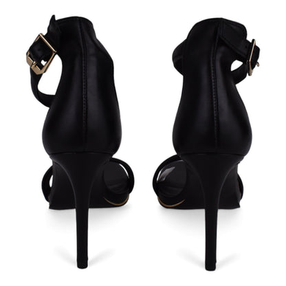 Kenneth Cole New York Black Strappy Heels – Women’s Size 9