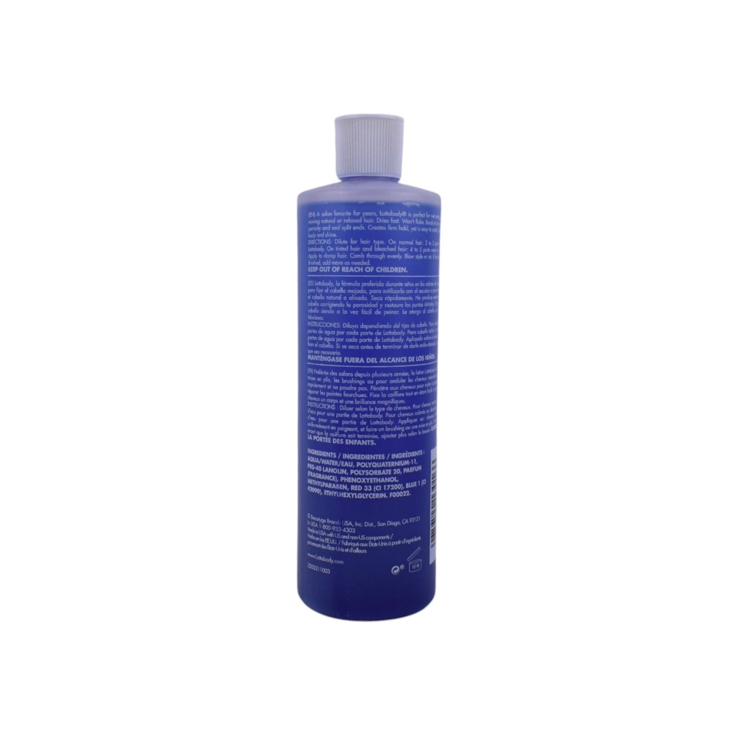 Lottabody Setting Lotion 15.2 oz (3 Pack) Professional Concentrated Formula