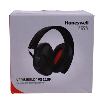 Honeywell Howard Leight VeriShield VS110F Compact Folding Earmuffs – NRR 24 (Black)