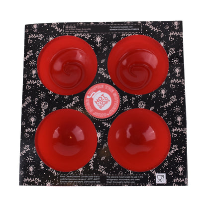 Hot Cocoa Bomb Silicone Mold – 4 Cavity Sphere Mold