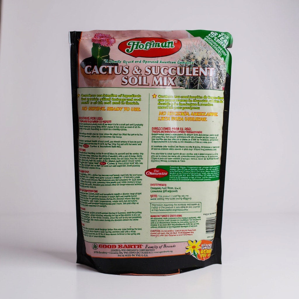 Hoffman Organic Cactus & Succulent Soil Mix – 1 Quart (11L)