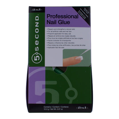 IBD 5 Second Professional Nail Glue – Full Box of 12 (2g Tubes)