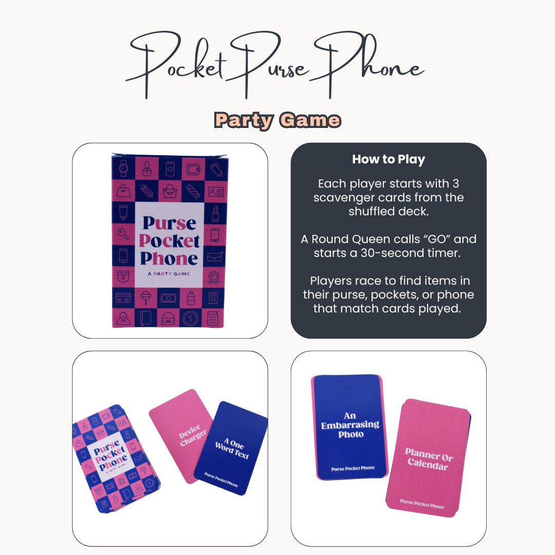 Purse Pocket Phone – Party Game