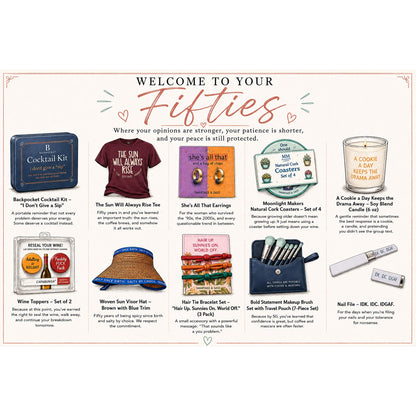 Welcome to Your 50's Gift Set