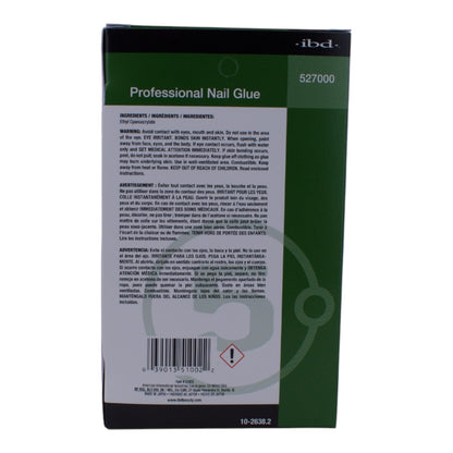 IBD 5 Second Professional Nail Glue – Full Box of 12 (2g Tubes)