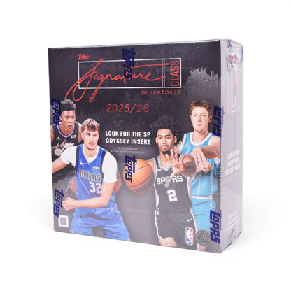 2025/26 Topps Signature Class Basketball Trading Cards Sealed Mega Box