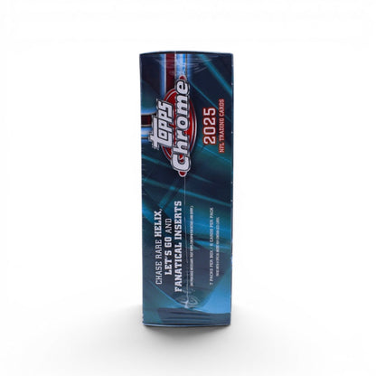 2025 Topps Chrome NFL Trading Cards Sealed Mega Box