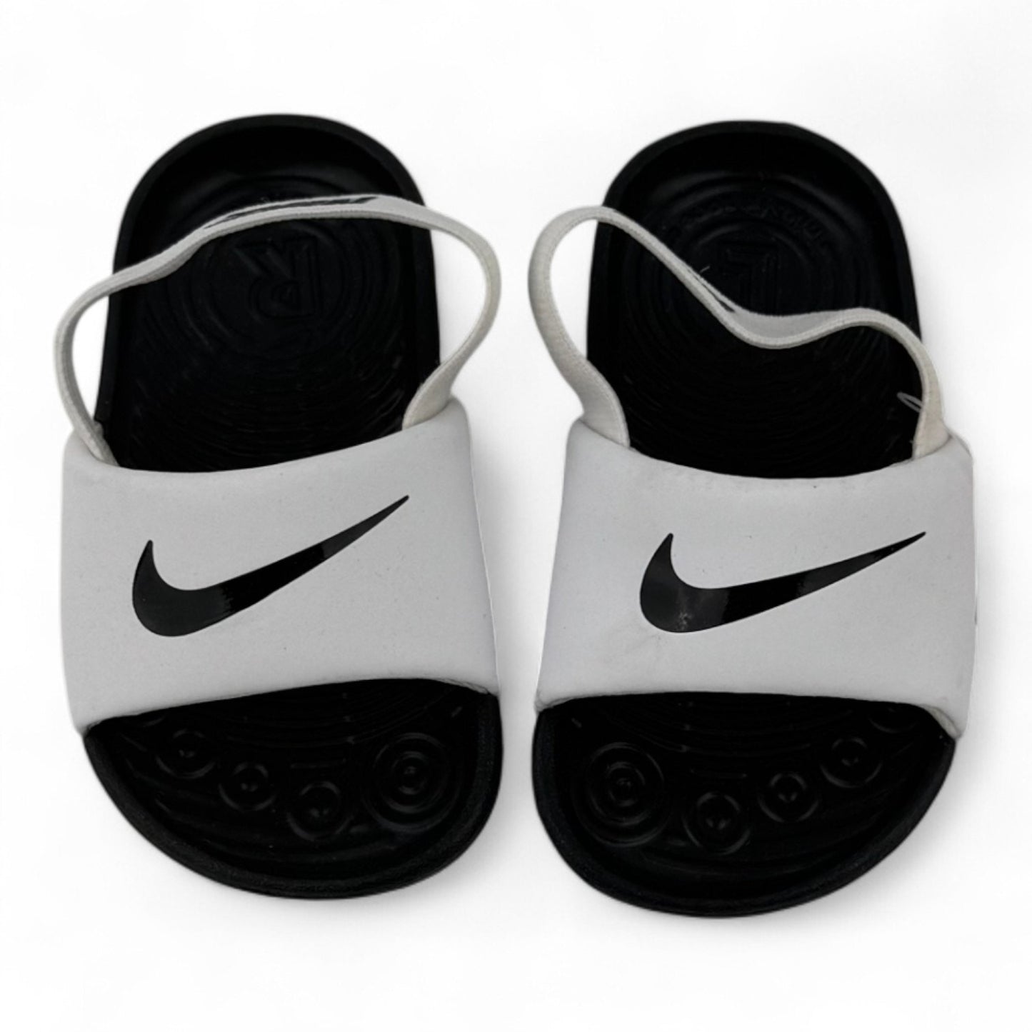 Nike Kawa Slide (Baby/Toddler) – White & Black