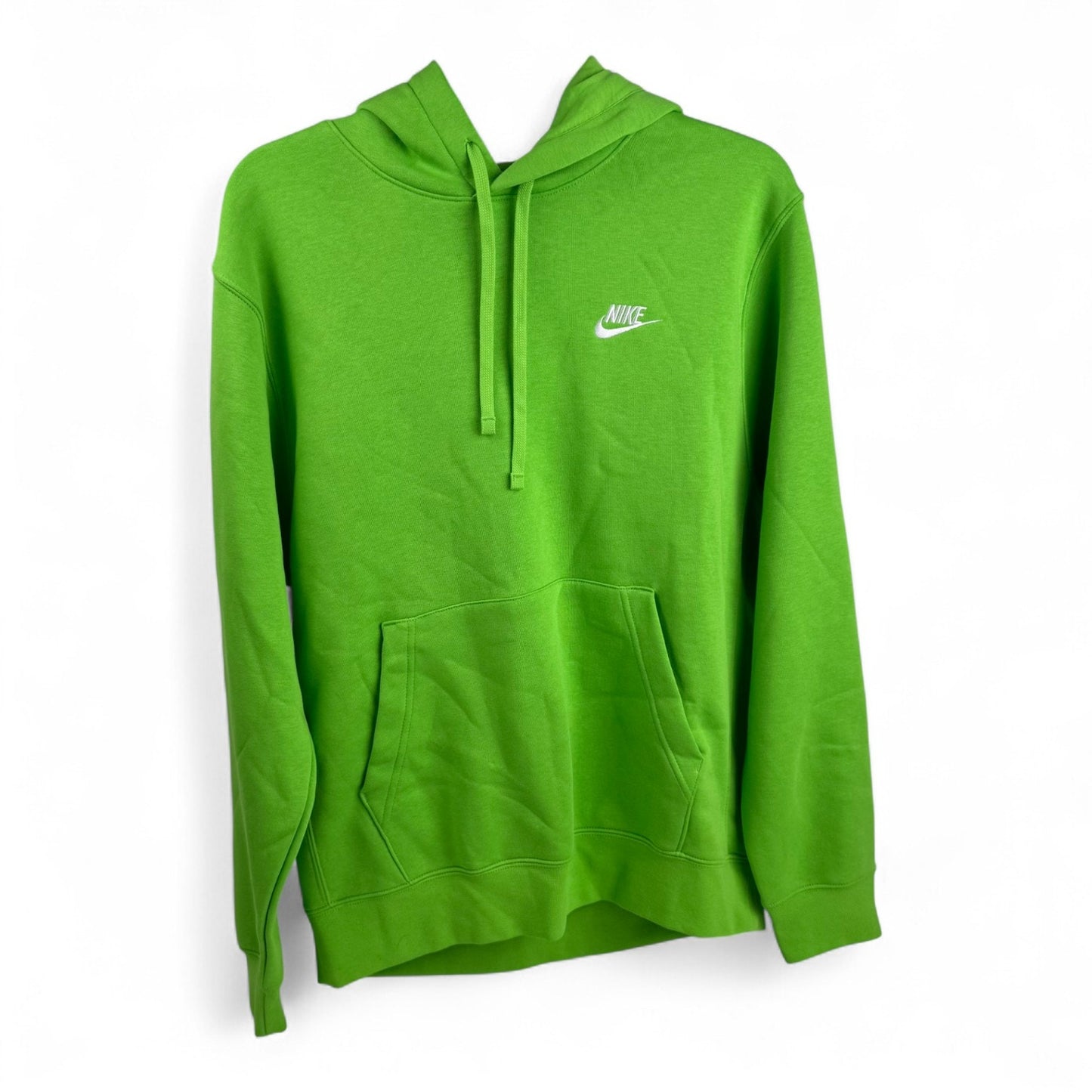 Nike Standard Fit Pullover Hoodie – Bright Green (Men’s Medium)