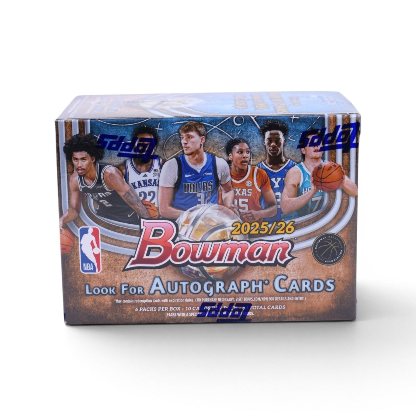 2025/26 Bowman Basketball Trading Cards Sealed Value Box