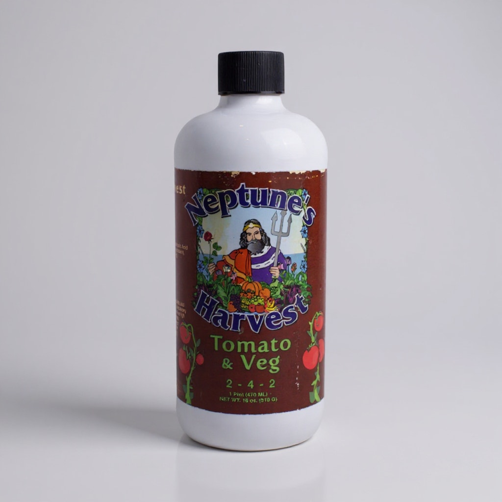 Neptune’s Harvest Tomato & Veg Fertilizer 2-4-2 – Lot of 3 (16 oz Each)