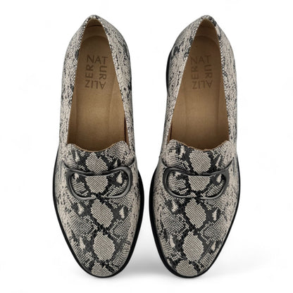 Naturalizer Somerset Loafers – Alabaster Snake Print