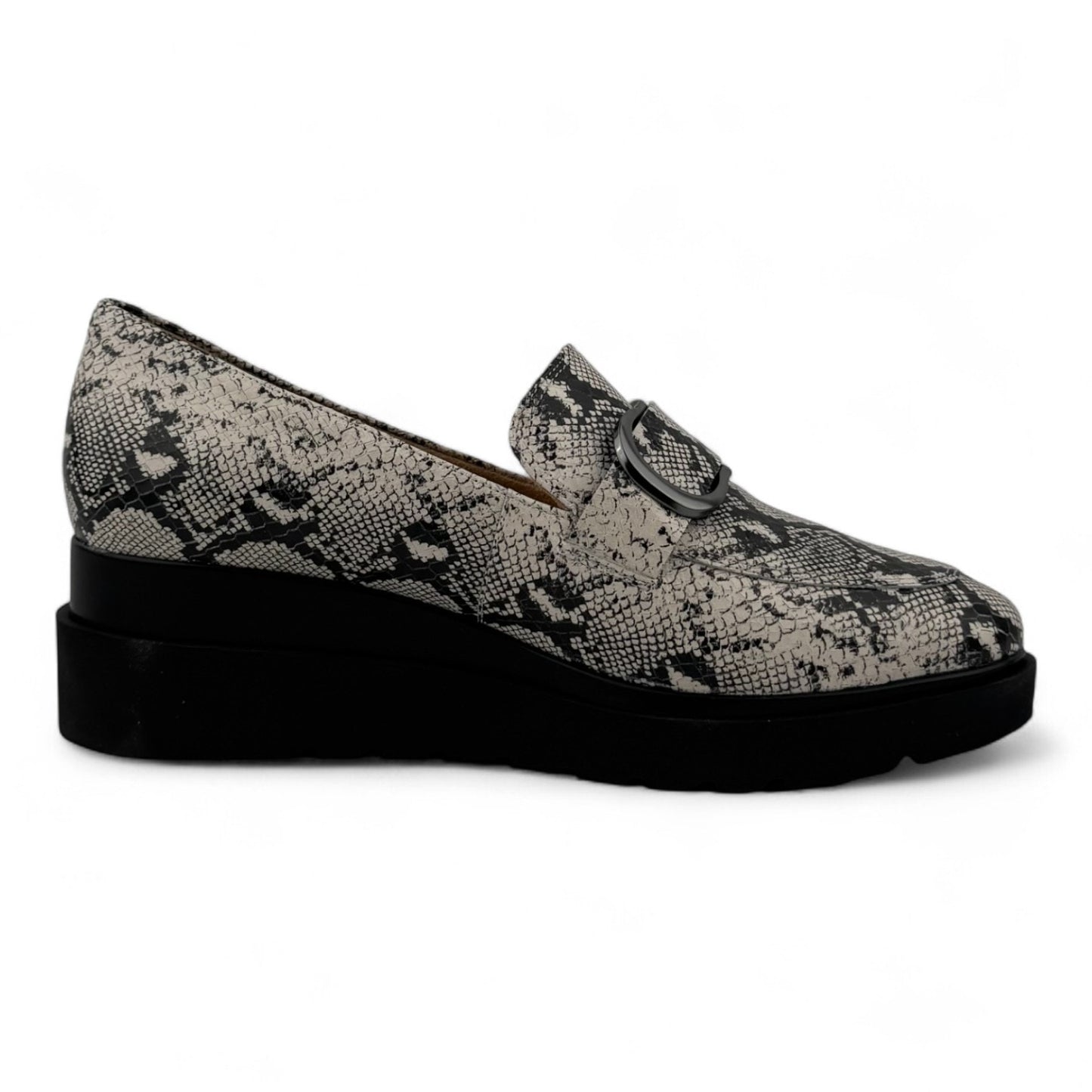 Naturalizer Somerset Loafers – Alabaster Snake Print