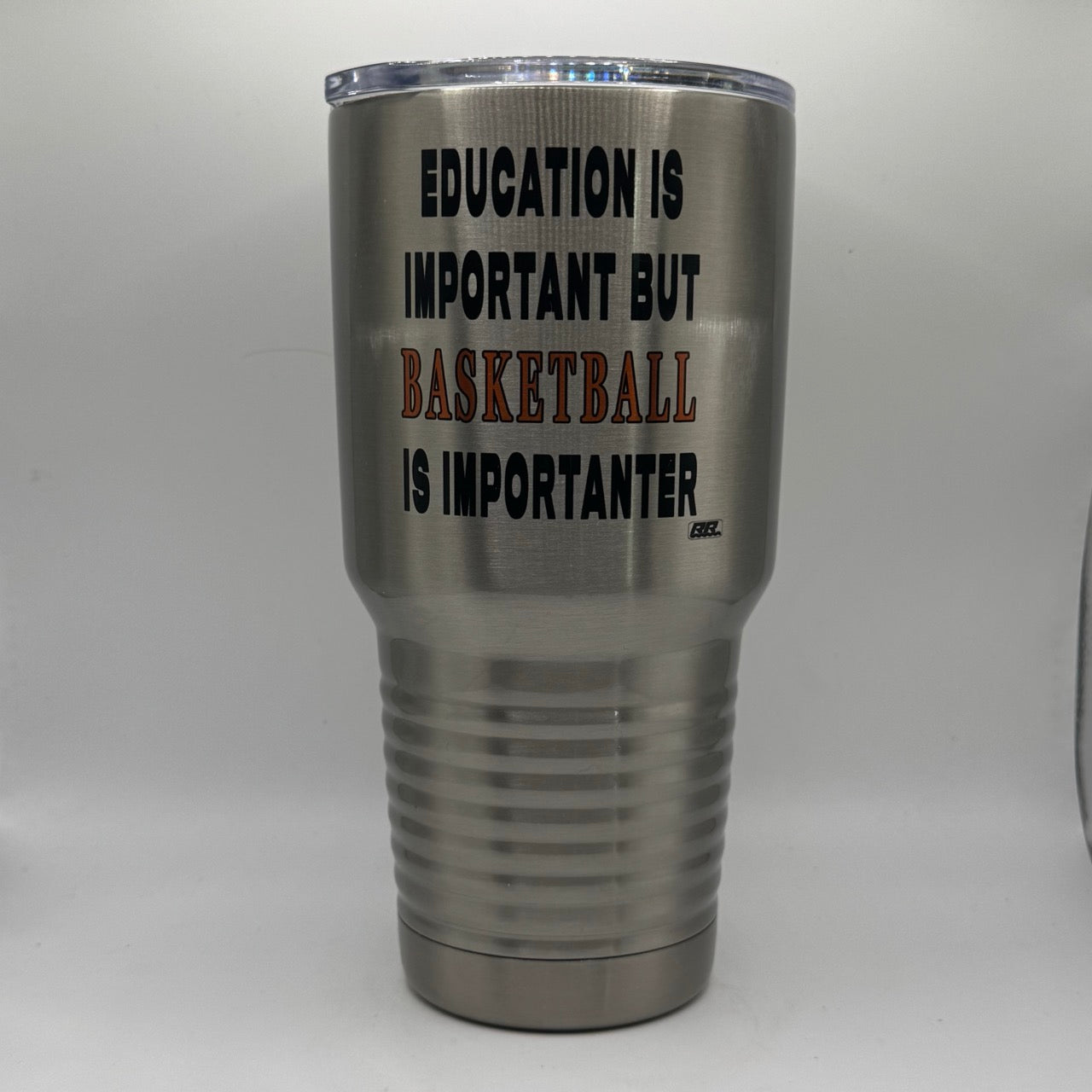 Education Is Important but Basketball Is Importanter – 30 oz Polar Camel Tumbler with Lid