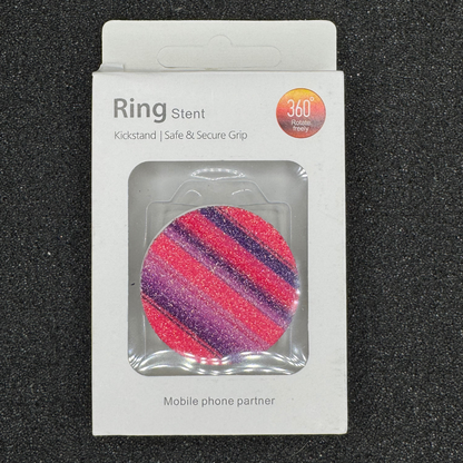 Round Glitter Pop-Out Phone Kickstand