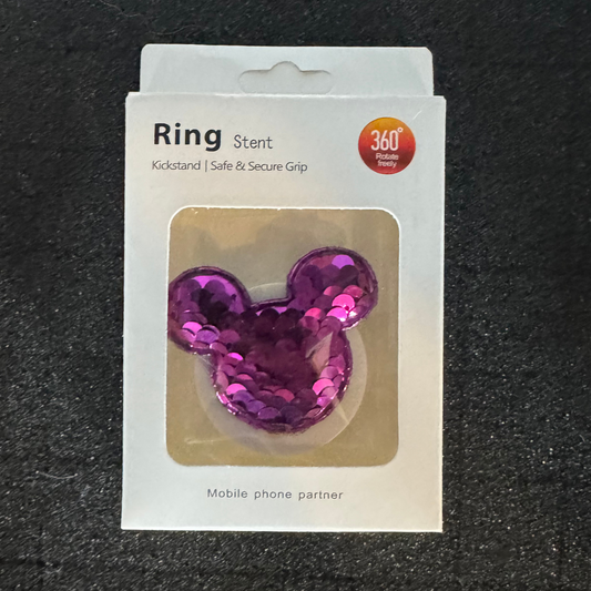 Mickey Mouse Sequins Pop-Out Phone Kickstand